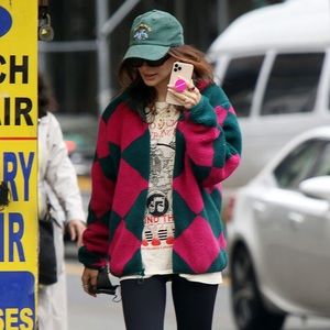 ROWING BLAZERS HARLEQUIN DEEP-PILE SHERPA "JOCKEY" FLEECE